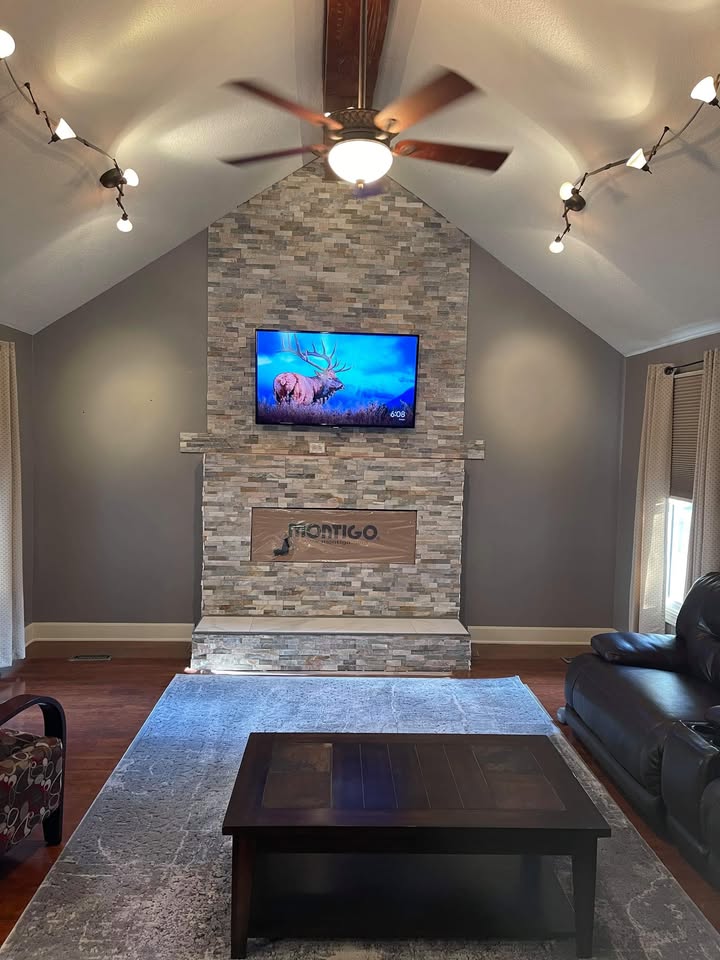 masonry fireplace installation service pavers